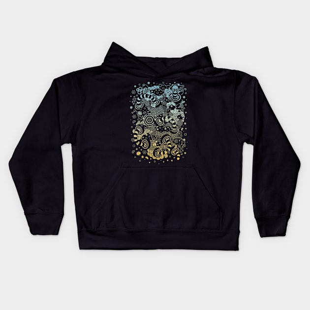 Worm Holes Kids Hoodie by heavyhand